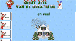 Desktop Screenshot of kerst.crea-kids.nl