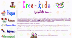 Desktop Screenshot of crea-kids.nl